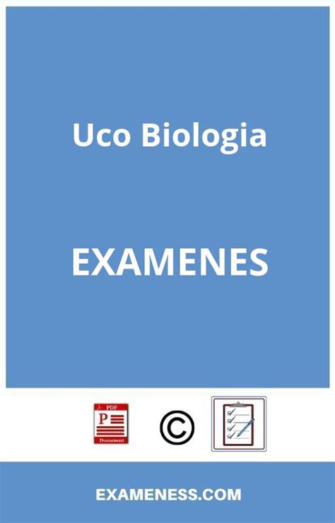 examenes uco biología.